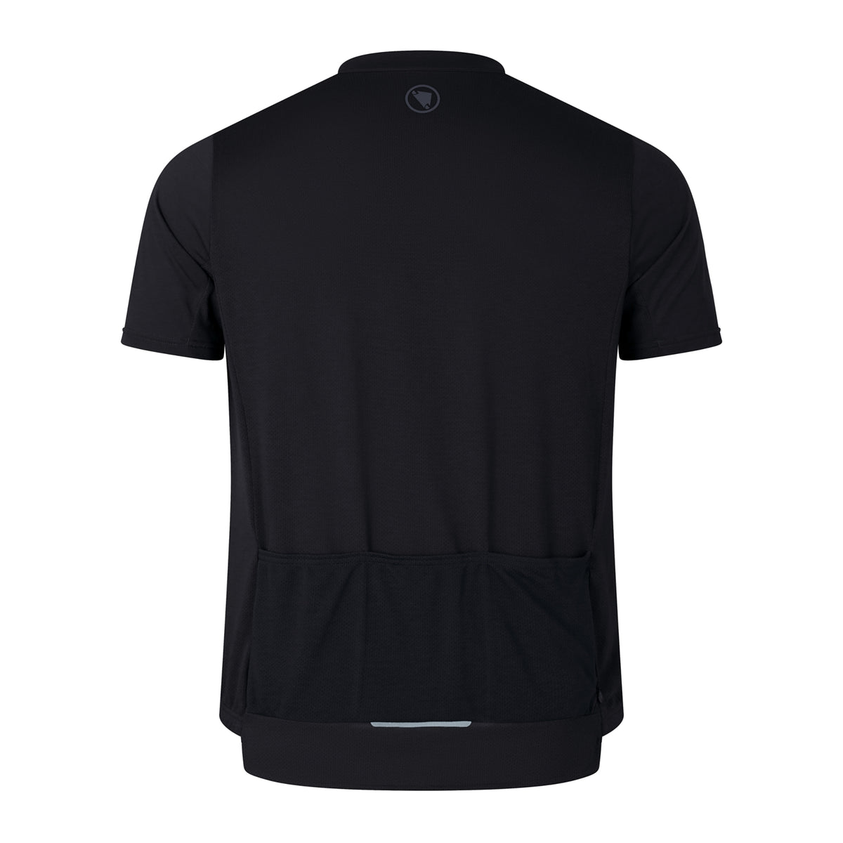 Maillot ENDURA LOOP ZIPPED Manches Courtes Noir