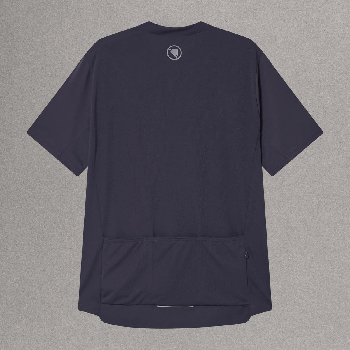 Maillot ENDURA LOOP ZIPPED Manches Courtes Carbon Gris