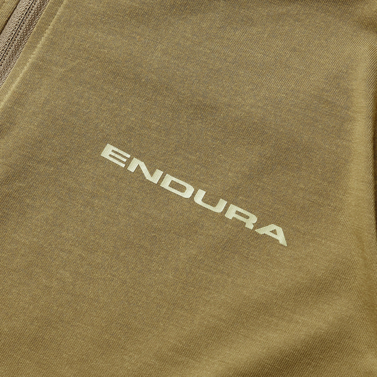 Maillot ENDURA LOOP ZIPPED Manches Courtes Kaki
