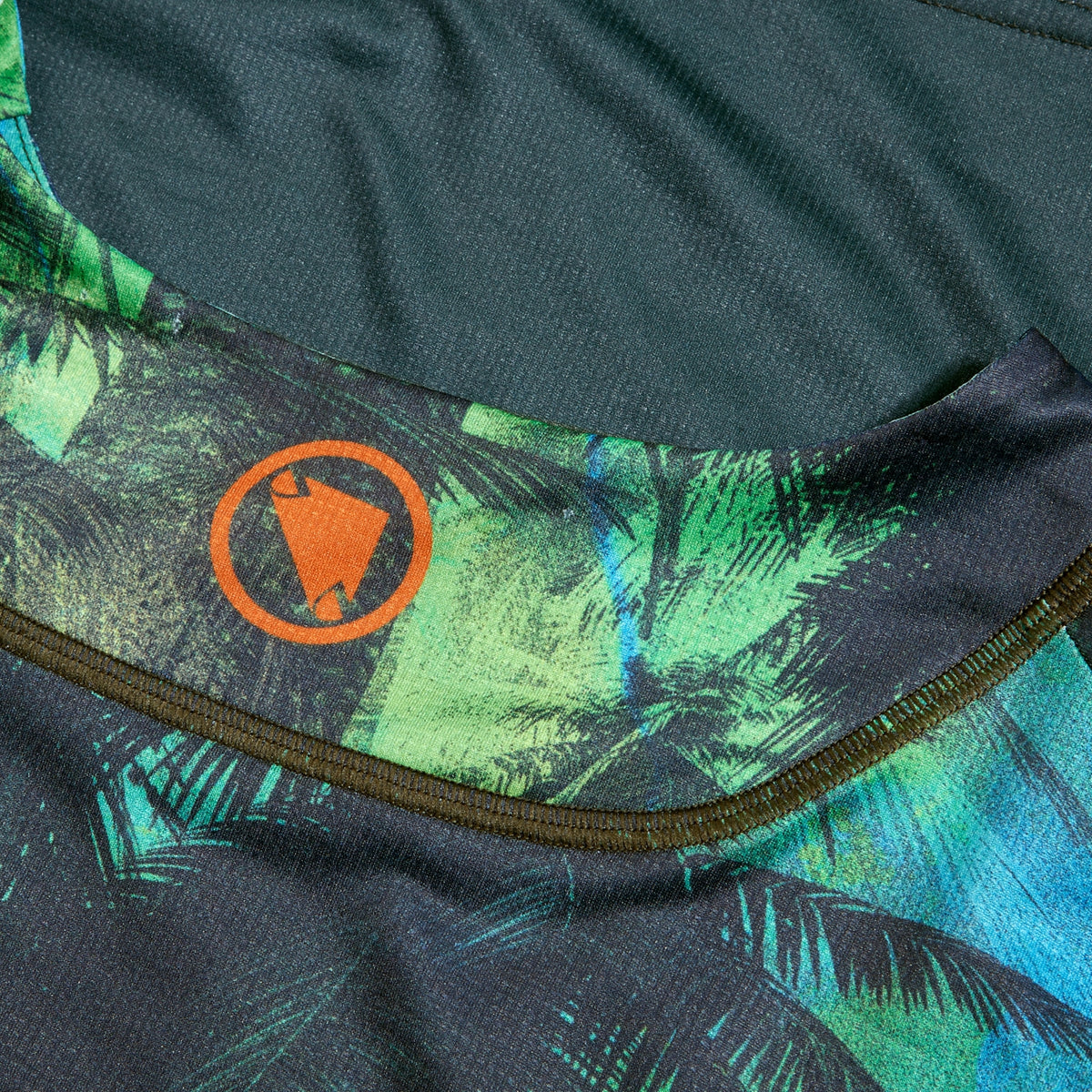 Maillot ENDURA TROPICAL LTD Femme Manches Courtes Vert