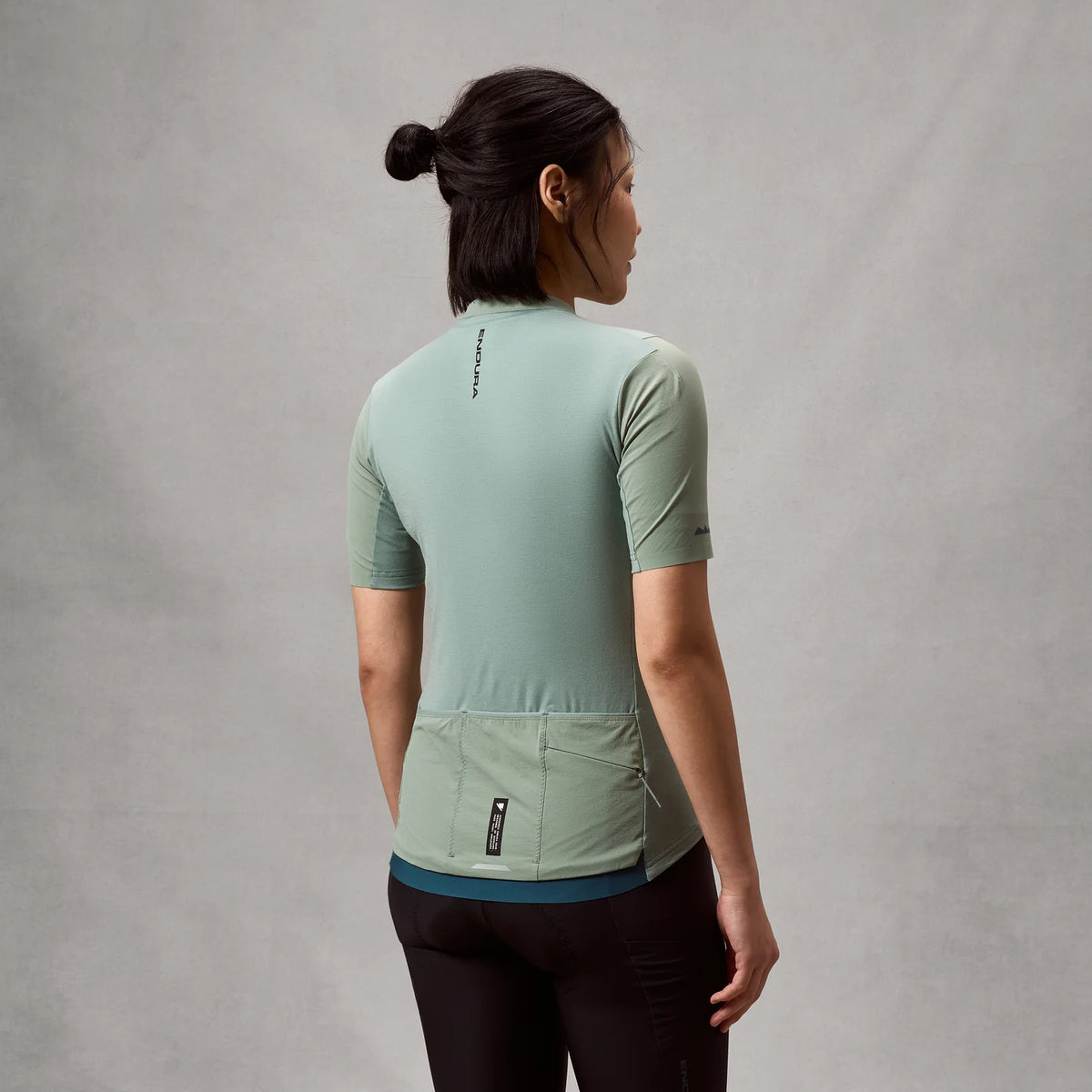 Maillot ENDURA ALLTRACK RIDE Manches Courtes Femme Sage Green