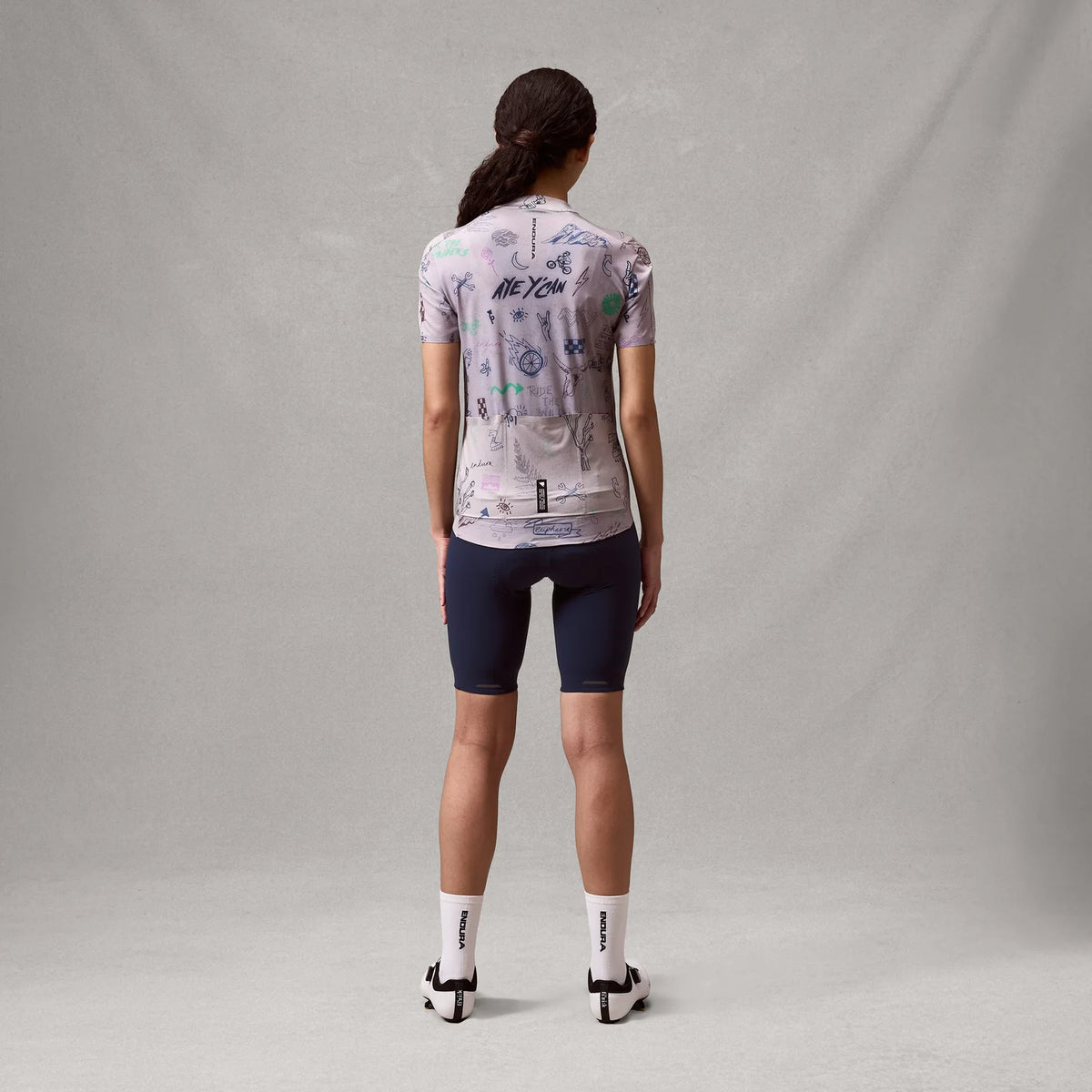 Maillot ENDURA  PRO SL PRINT GTI Manches Courtes Femme Titanium