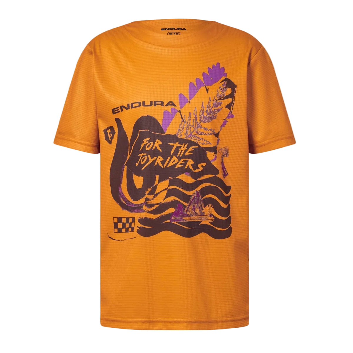 Maillot ENDURA SINGLETRACK CORE Junior Manches Courtes Orange