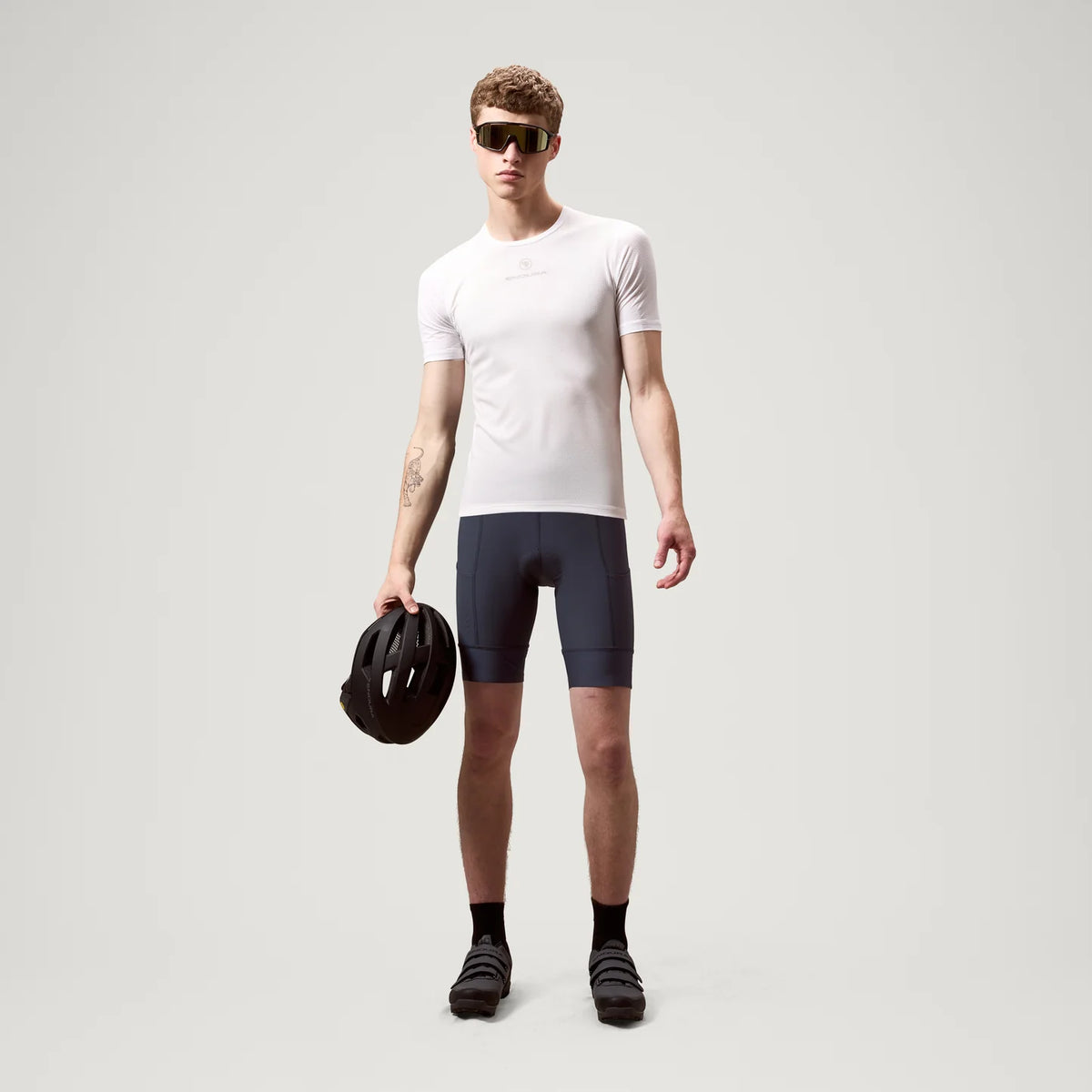 Cuissard Court ENDURA LOOP WAIST Carbon Gris