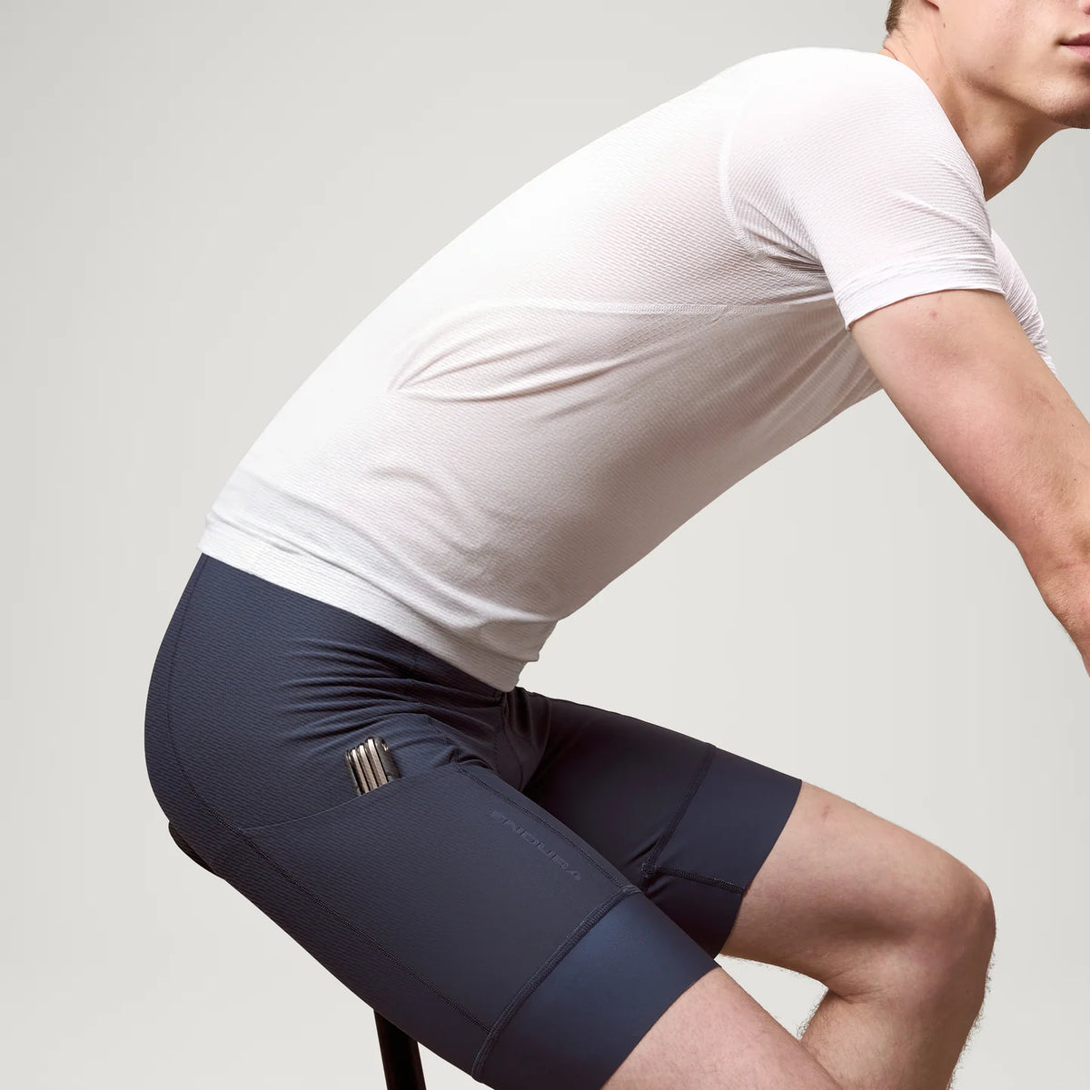 Cuissard Court ENDURA LOOP WAIST Carbon Gris