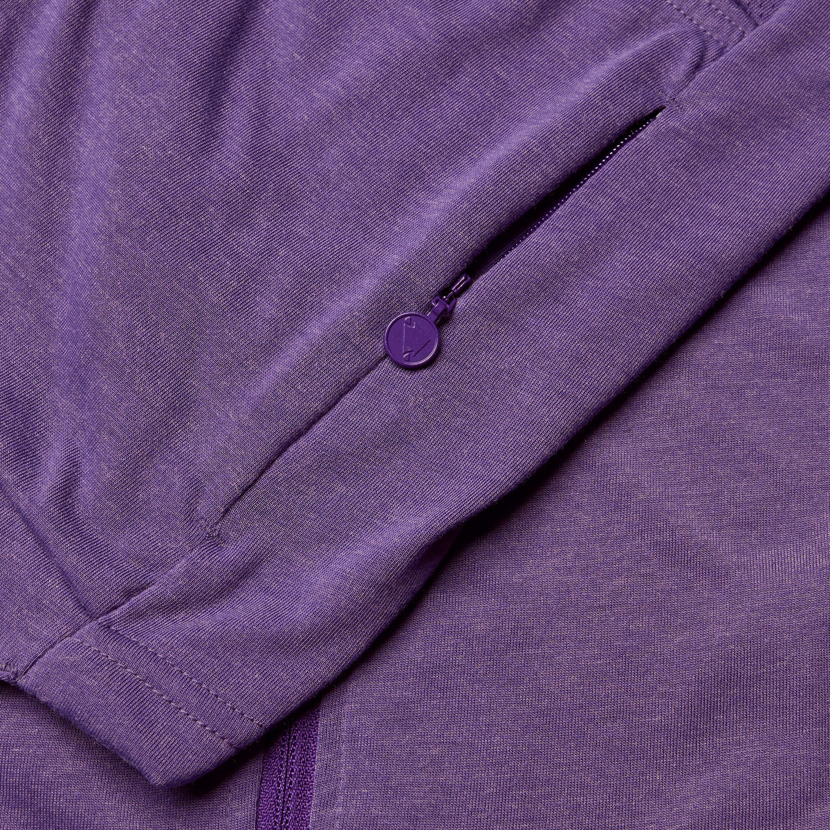 Maillot ENDURA LOOP ZIPPED Manches Courtes Femme Violet