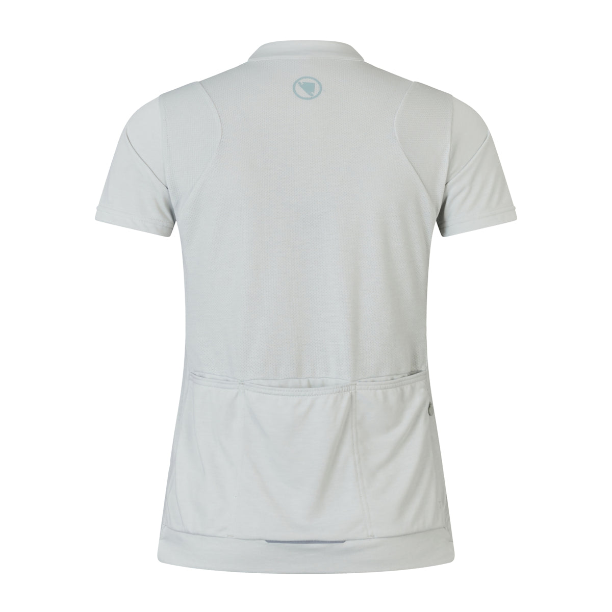 Maillot ENDURA LOOP ZIPPED Manches Courtes Femme Gris