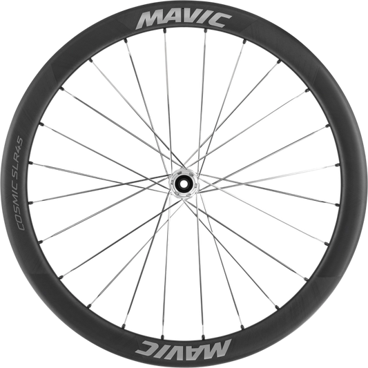 Roue Avant MAVIC COSMIC SLR 45 Tubeless Ready (Center Lock) Noir/Argent