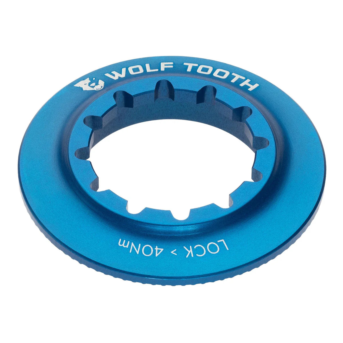 Ecrou Centerlock Interne WOLF TOOTH Bleu