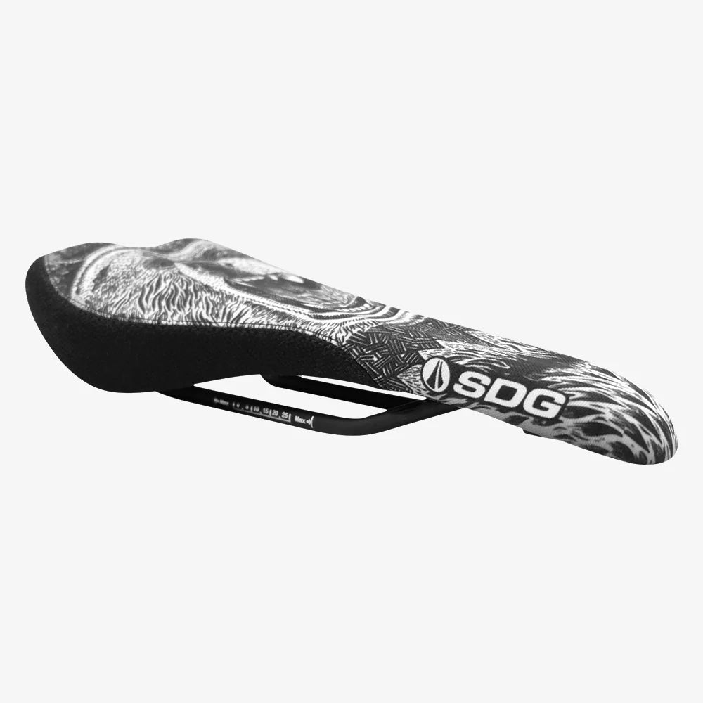Selle SDG OSO RADAR MTN Rails Lux-Alloy Noir/Blanc