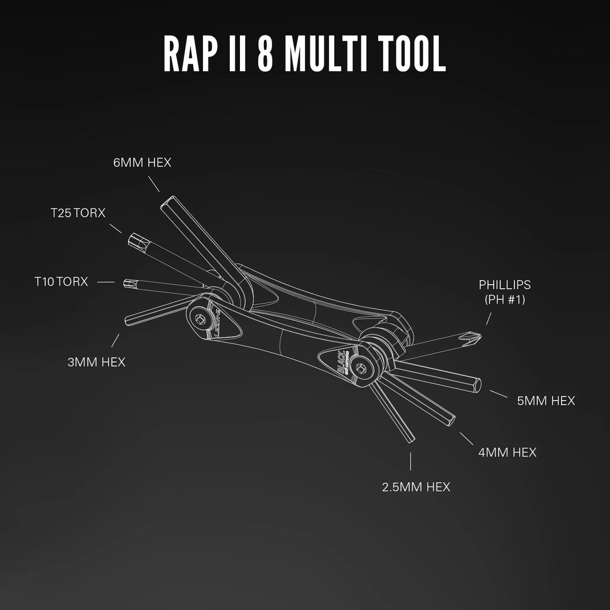 Multi-Outils LEZYNE RAP II 8