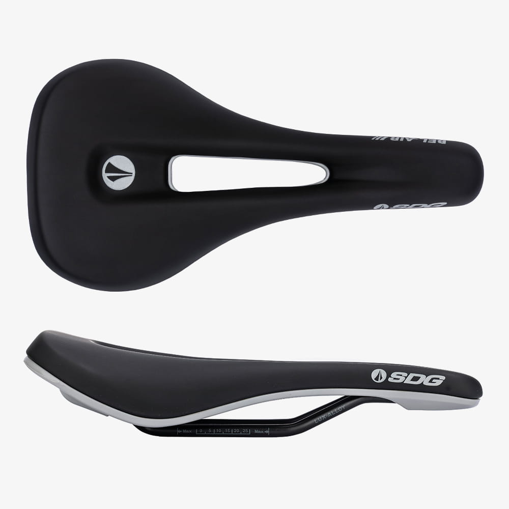 Selle SDG Bel-Air V3 Overland grise, vue générale