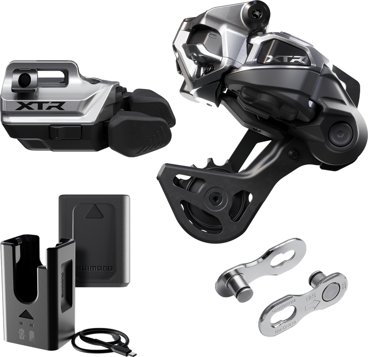 Kit Upgrade SHIMANO XTR Di2 Wireless M9250-GS Chape Moyenne Montage I-SPEC EV