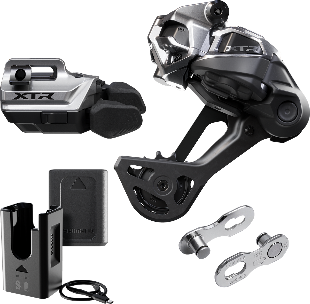 Kit Upgrade SHIMANO XTR Di2 Wireless M9250-SGS Chape Longue Montage Levier