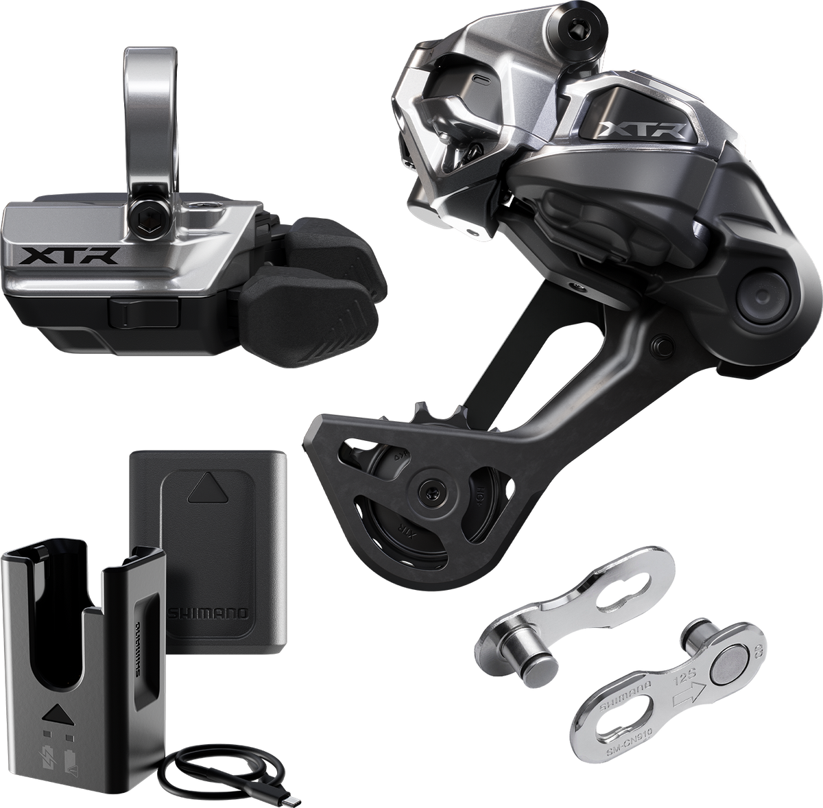 Kit Upgrade SHIMANO XTR Di2 Wireless M9250-SGS Chape Longue Montage Collier