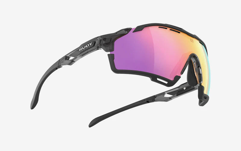 Lunettes RUDY PROJECT CUTLINE Crystal Ash Verres RP Optics Multilaser Sunset