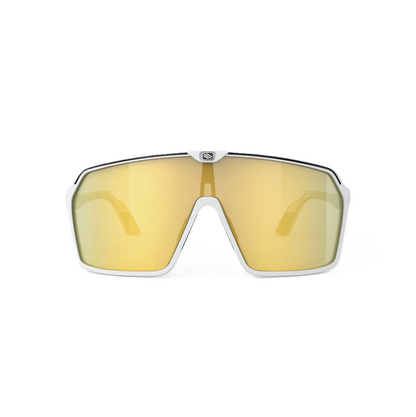 Lunettes RUDY PROJECT SPINSHIELD Blanc Verres RP Optics Multilaser Gold
