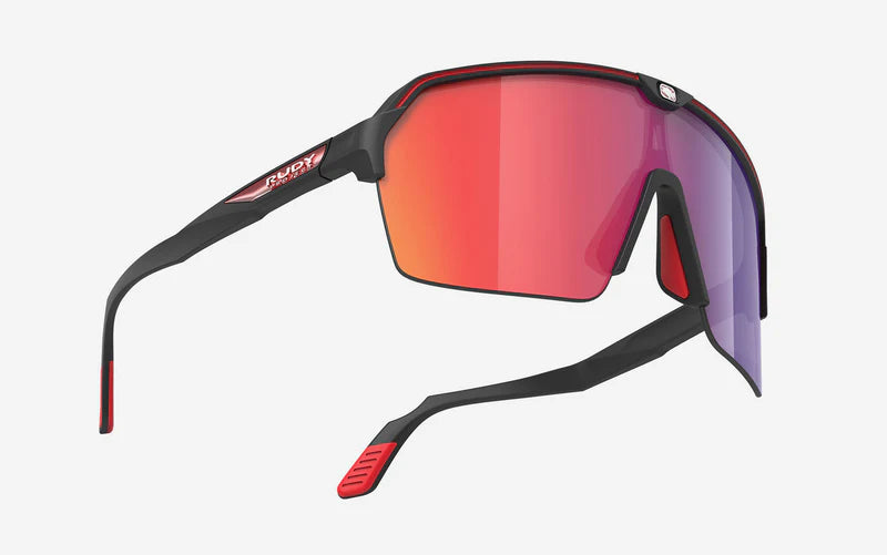 Lunettes RUDY PROJECT SPINSHIELD AIR Noir Matt Verres RP Optics Multilaser Red