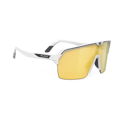Lunettes RUDY PROJECT SPINSHIELD AIR Blanc Matt Verres RP Optics Multilaser Gold