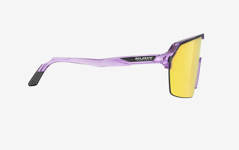 Lunettes RUDY PROJECT SPINSHIELD AIR Crystal Lilas Verres RP Optics Multilaser Yellow