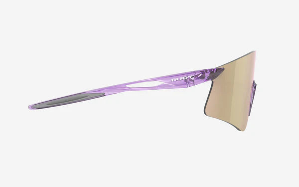 Lunettes RUDY PROJECT ASTRAL X Crystal Lilas Verres RP Optics Multilaser Rose Gold