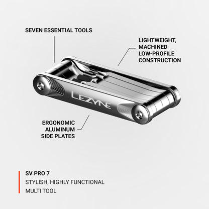 Lezyne SV Pro 7 détail des embouts