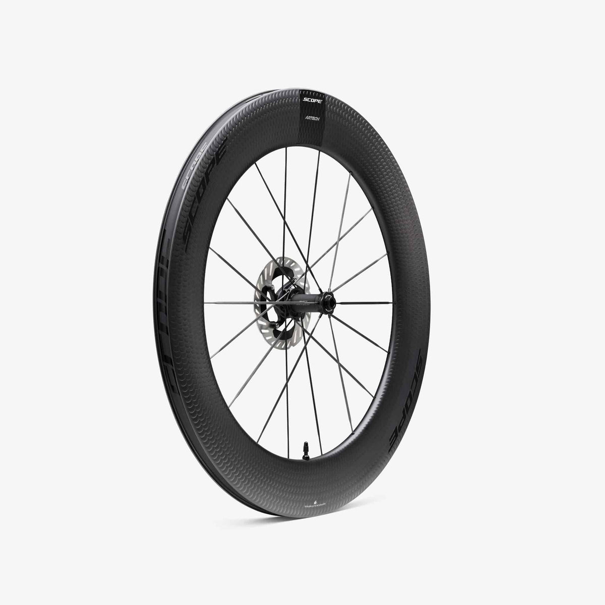 Roue Avant SCOPE Artech 8.T Tubeless Ready (Centerlock) Noir