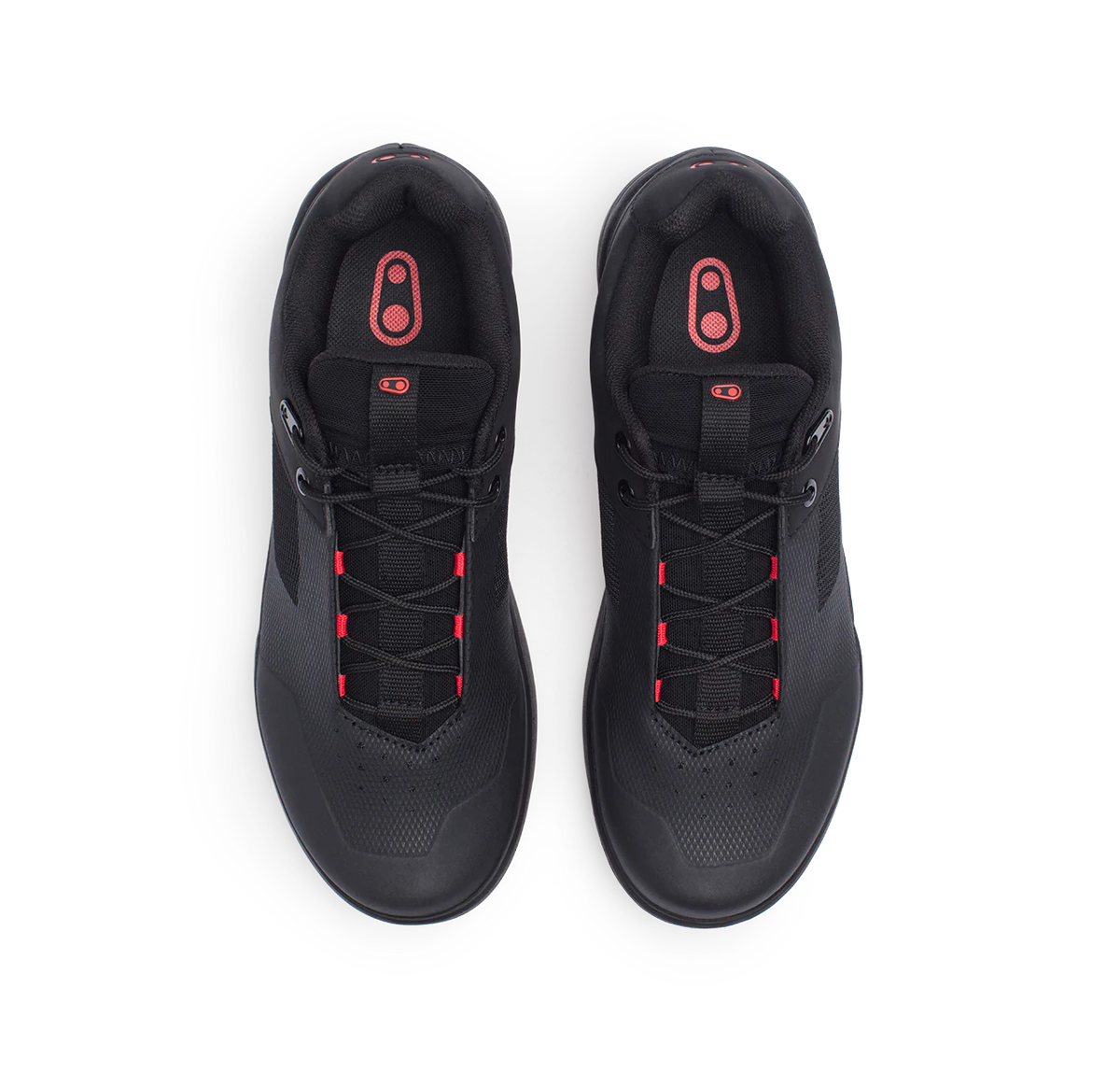 Chaussures VTT CRANKBROTHERS STAMP LACE FLAT Noir/Rouge