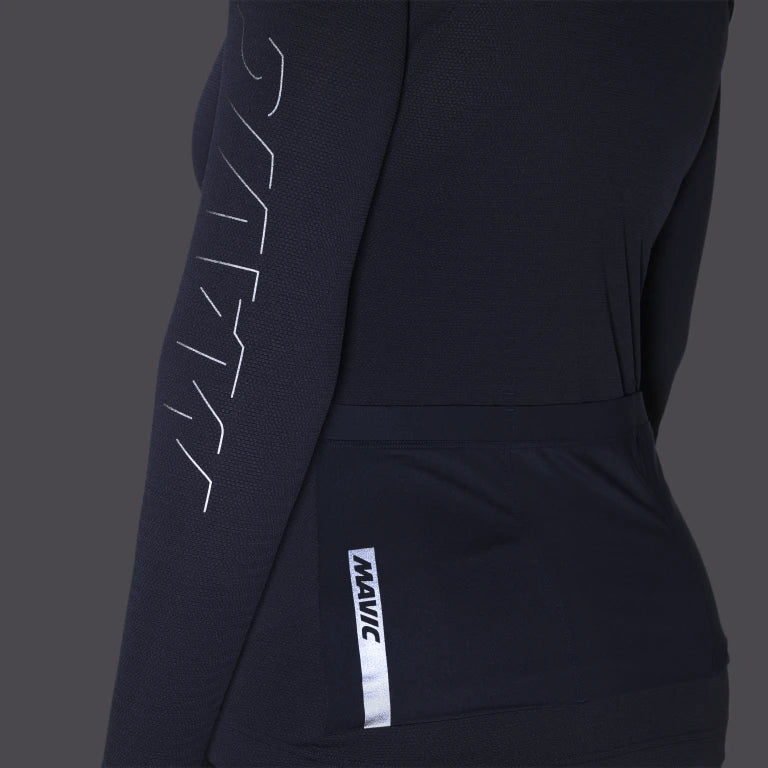 Maillot MAVIC AKSIUM Manches Longues Femme Bleu