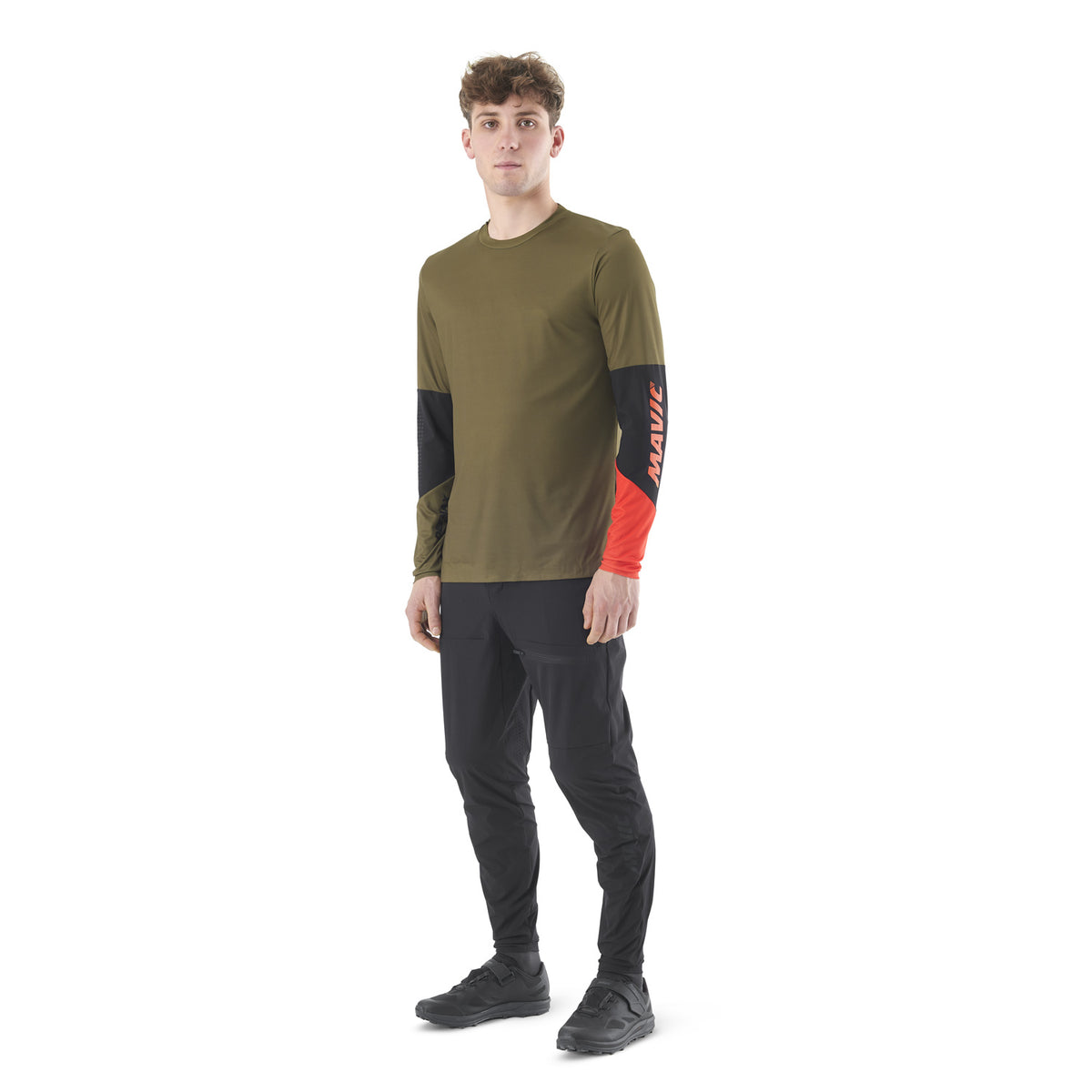 Maillot MAVIC DEEMAX ENDURO PRO Manches Longues Kaki
