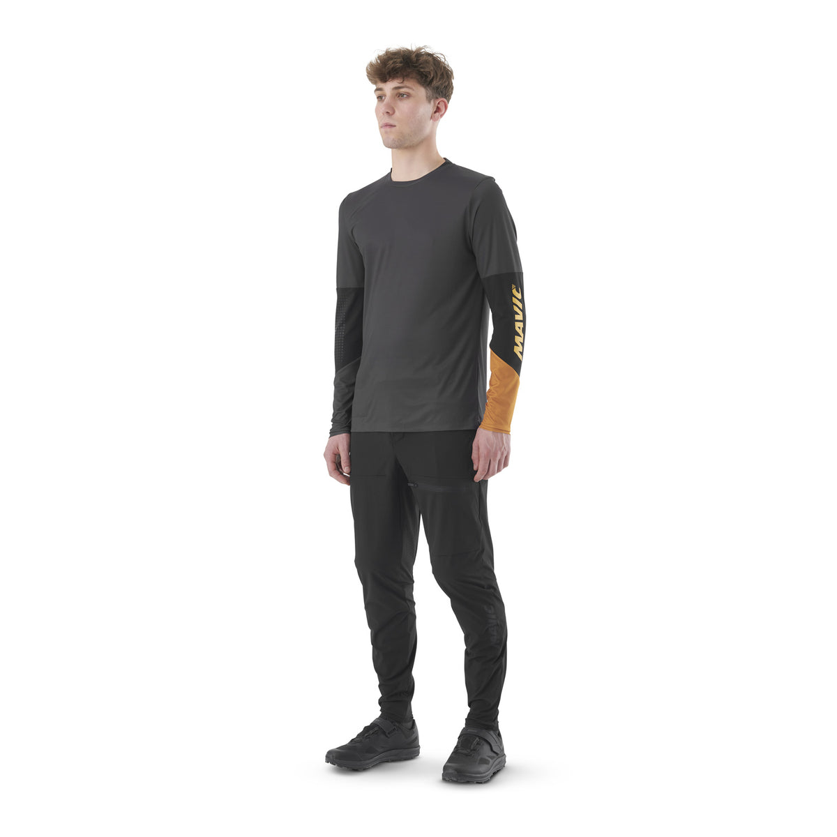 Maillot MAVIC DEEMAX ENDURO PRO Manches Longues Gris/Noir