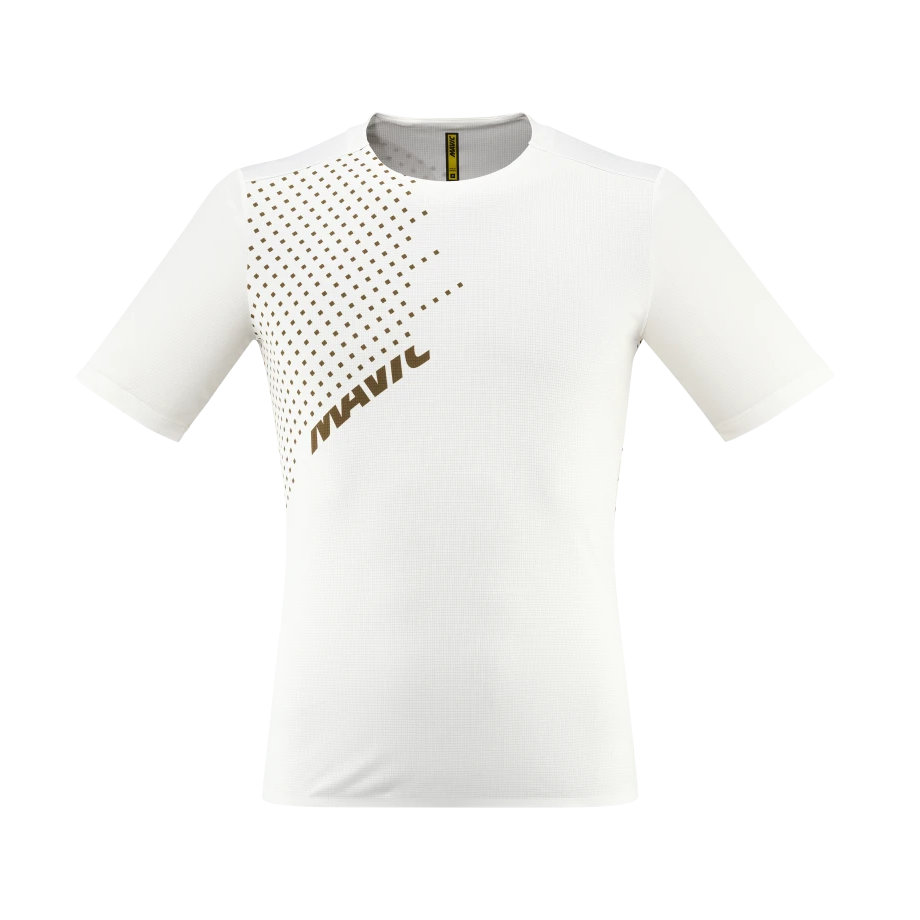 Maillot MAVIC CROSSTRAIL Manches Courtes Blanc
