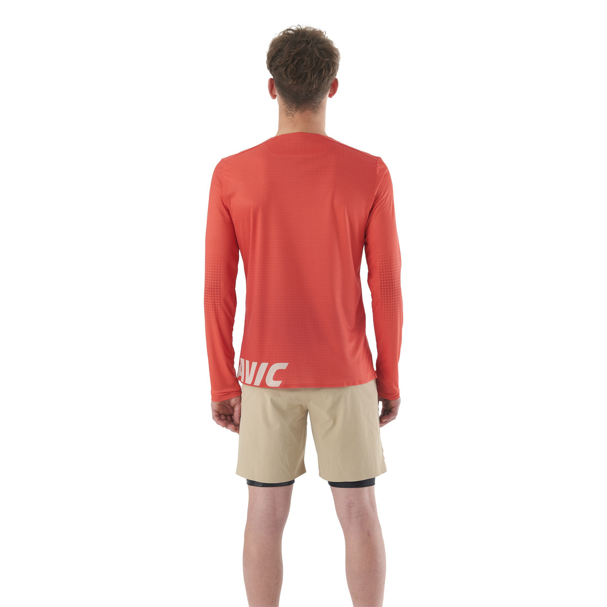 Maillot MAVIC CROSSTRAIL Manches Longues Rouge