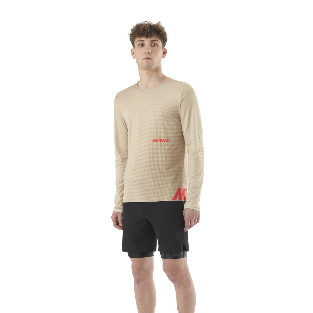 Maillot MAVIC CROSSTRAIL Manches Longues Beige