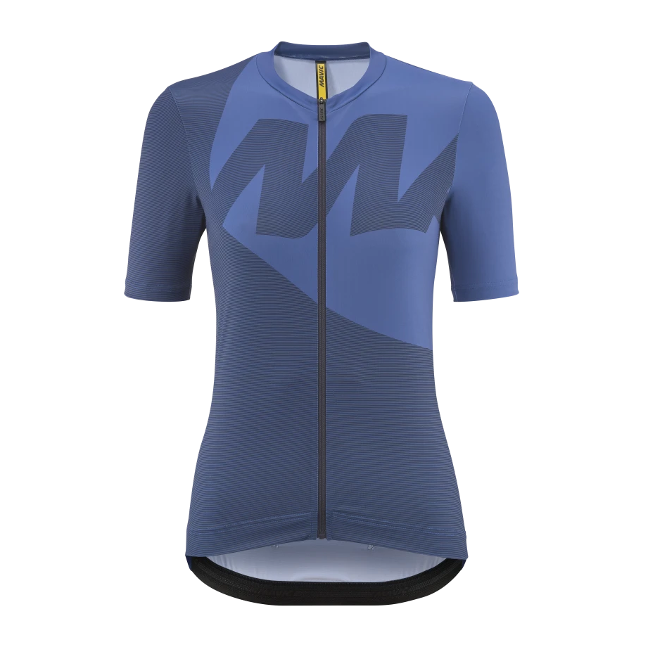 Maillot MAVIC ICON GRAPHIC Manches Courtes Femme Bleu