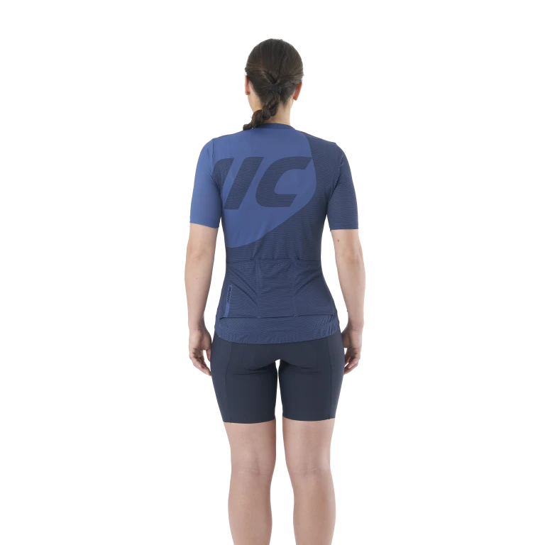Maillot MAVIC ICON GRAPHIC Manches Courtes Femme Bleu