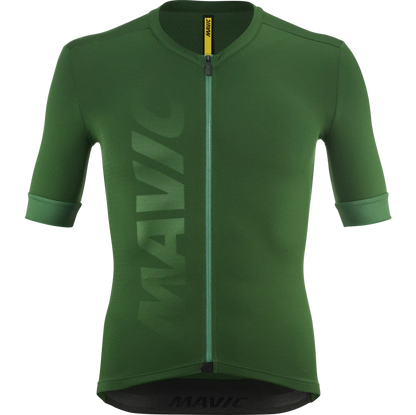 Maillot MAVIC AKSIUM Manches Courtes Vert