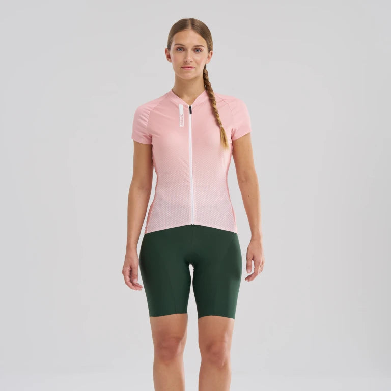 Maillot MAVIC AKSIUM Manches Courtes Femme Rose