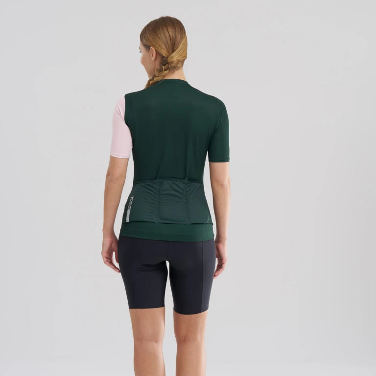Maillot MAVIC ESSENTIAL Manches Courtes Femme Vert