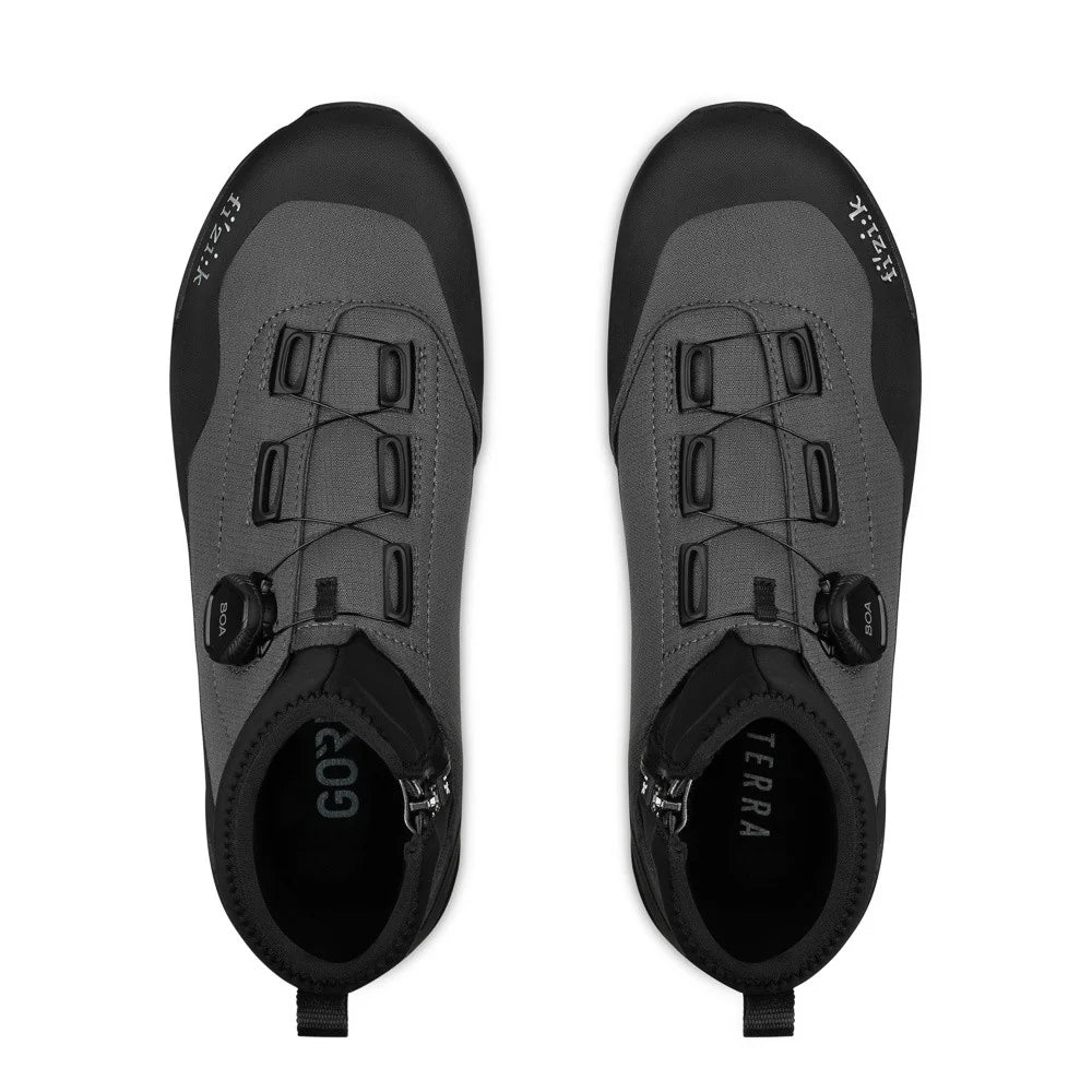 Chaussures VTT FIZIK HIVER TERRA NANUQ GTX FLAT Noir/Gris