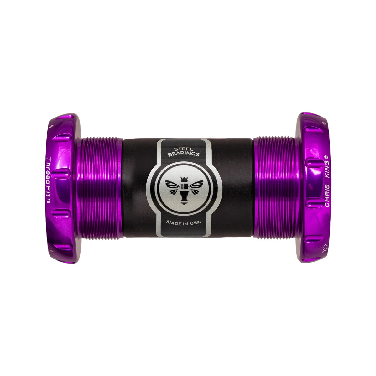 Boîtier de Pédalier CHRIS KING ThreadFit 30 68/73mm Violet