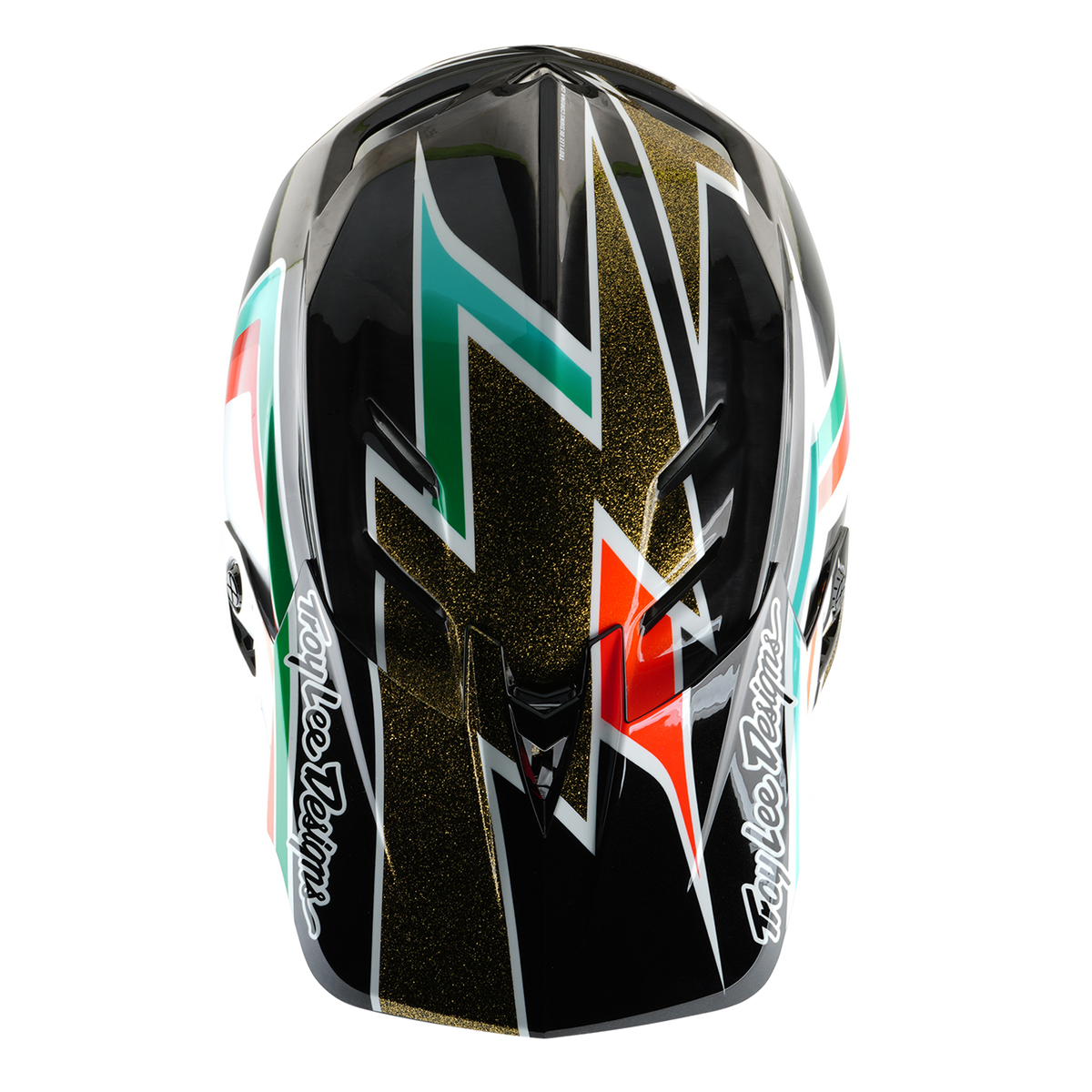 Casque VTT TROY LEE DESIGNS D4 CARBON MIPS Frames Noir/Or