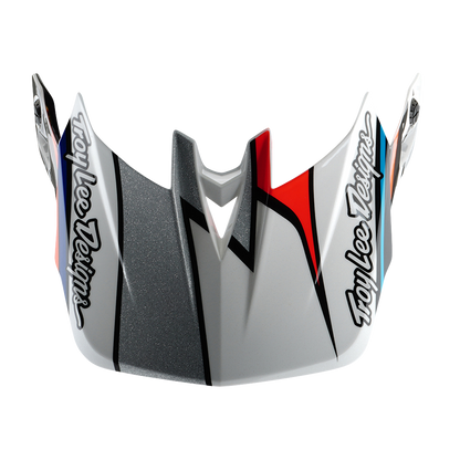 Casque VTT TROY LEE DESIGNS D4 COMPOSITE MIPS FRAMES Blanc/Gris
