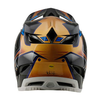 Casque VTT TROY LEE DESIGNS D4 COMPOSITE MIPS ROYALTY Noir/Or