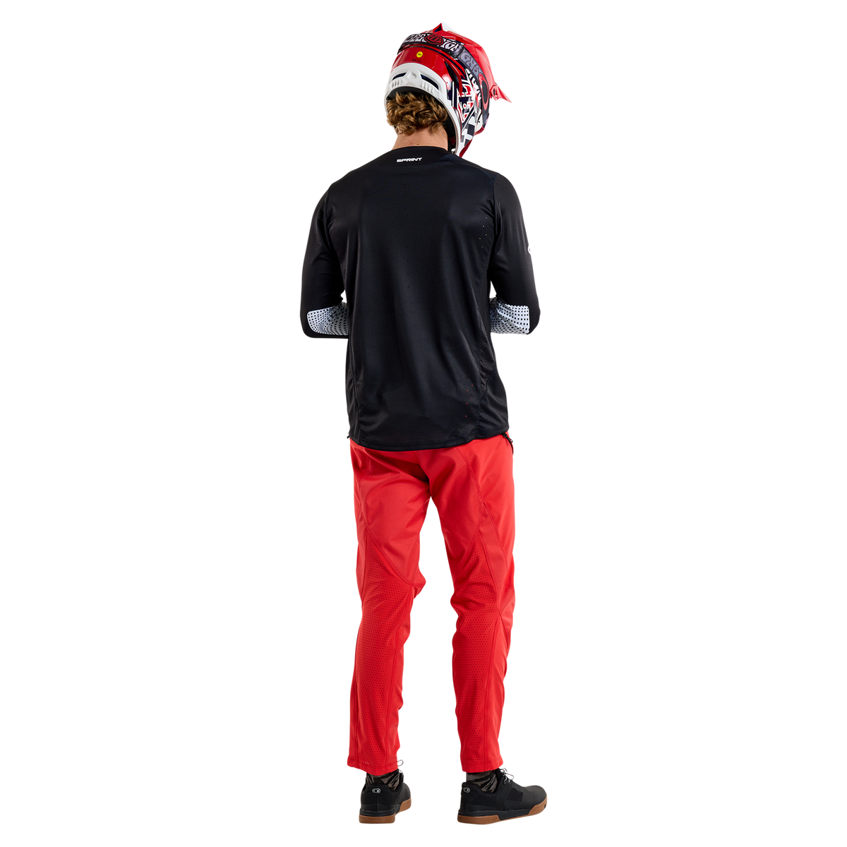 Maillot TROY LEE DESIGNS SPRINT Manches Longues Noir