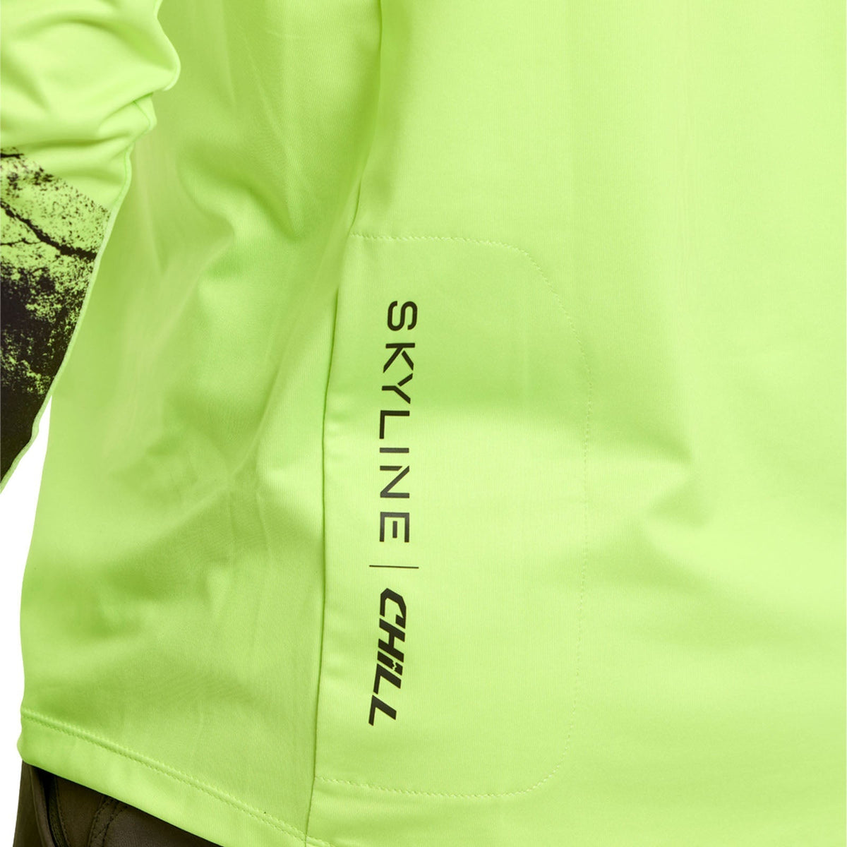 Maillot TROY LEE DESIGNS SKYLINE CHILL ROCKSLIDE Manches Longues Jaune