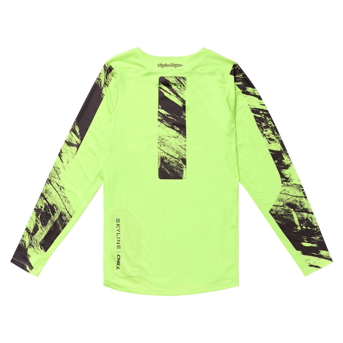 Maillot TROY LEE DESIGNS SKYLINE CHILL ROCKSLIDE Manches Longues Jaune