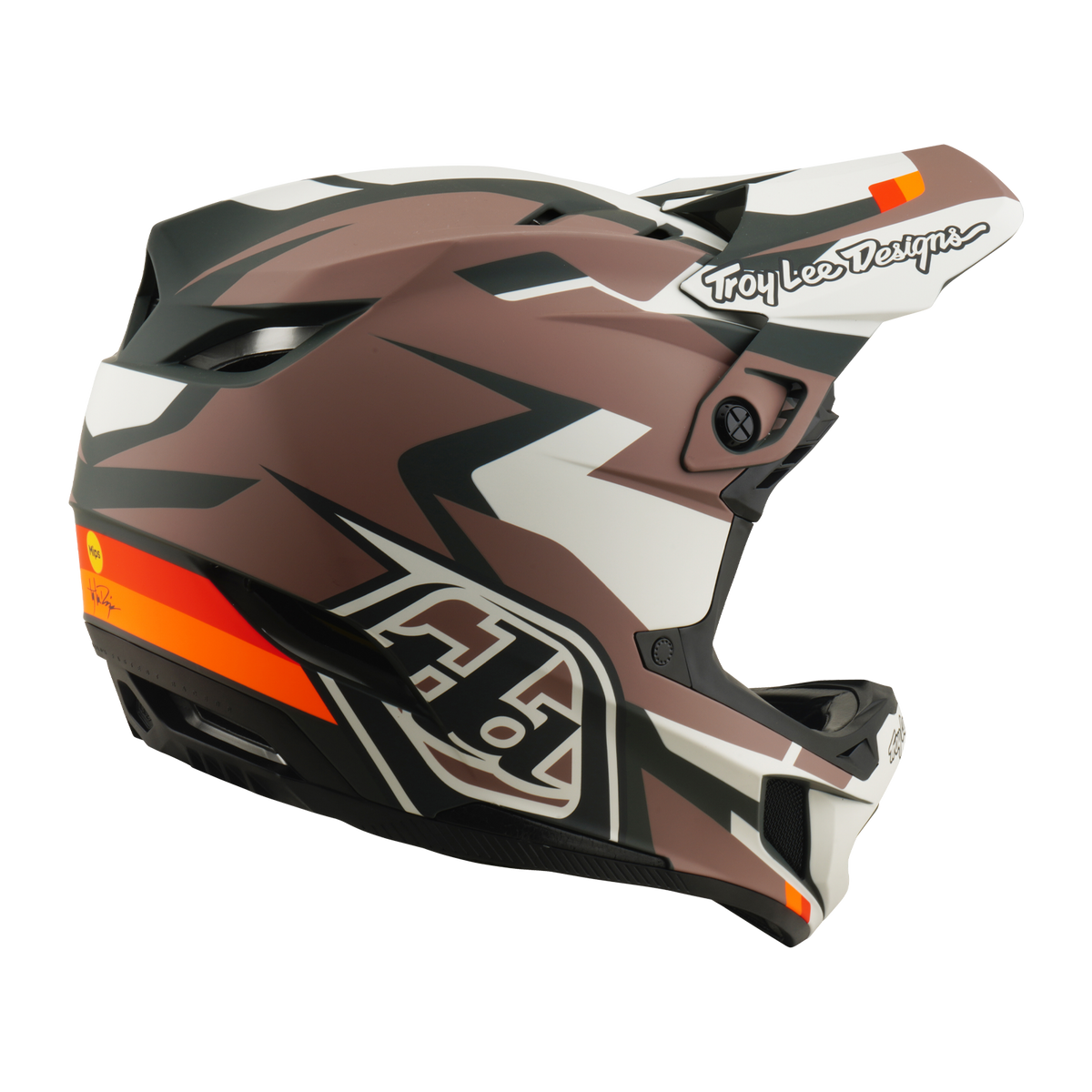 Casque VTT TROY LEE DESIGNS D4 POLYACRYLITE MIPS ROAMER Clay