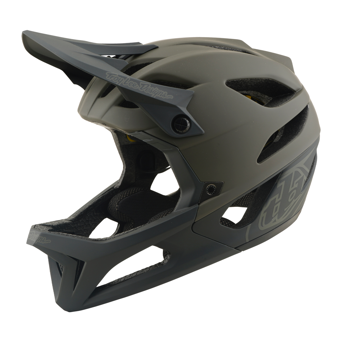 Casque VTT TROY LEE DESIGNS STAGE MIPS DRONE TARMAC Gris