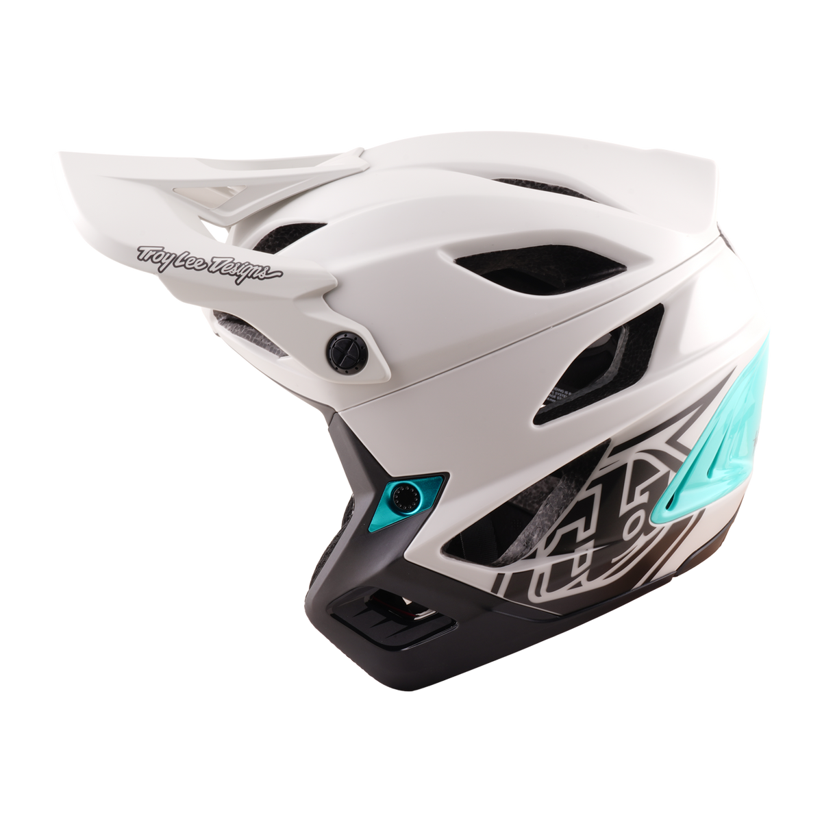 Casque VTT TROY LEE DESIGNS STAGE STUNT DRONE PUMICE Gris/Vert